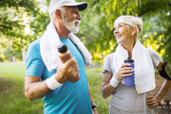 Armory Plaza seniors outdoors