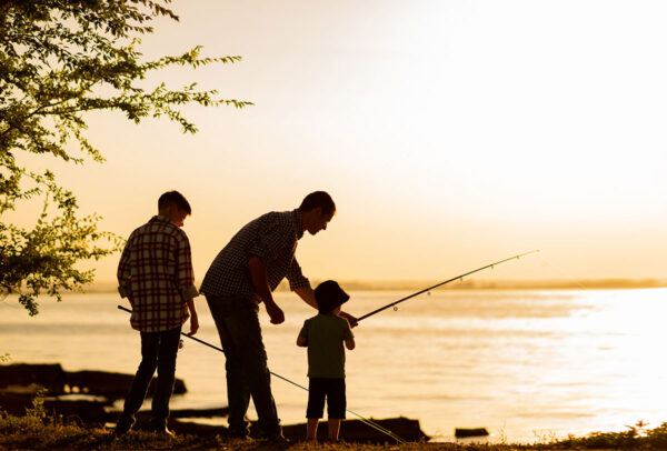 Maple Commons going fishing